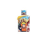 Parure de lit - NARUTO - Konoha - Microfibre - 1 housse de couette 140 x 200 cm + 1 taie 63 x 63 cm
