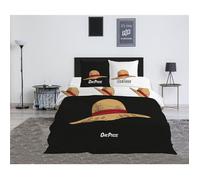 Parure de Lit - ONE PIECE - Réversible - 240x220 cm - 3 pièces - Oeko-Tex
