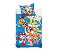 Parure de Lit Pat' Patrouille avec Stella, Ruben, Chase et Marcus, pour 1 Personne, Housse de Couette 140x200 cm + Taie d'oreiller 65x65 cm, Polycoton