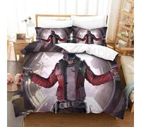 Parure De Lit Pi¿¿Ces Pour Guardians Of The Galaxy Marvel Animation Impression D Housse De Couette En Microfibre Hypoallergique Avec Fermeture ¿¿Clair