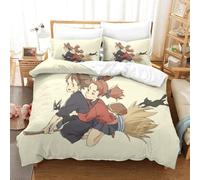 Parure De Lit Pi¿¿Ces Pour Kiki's Delivery Service Hayao Miyazaki Animated Films Impression D Housse De Couette En Microfibre Hypoallergique Av