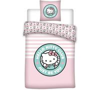 Parure de lit - PROMO LINGE - Hello Kitty - 140x200 cm - Réversible - Polycoton