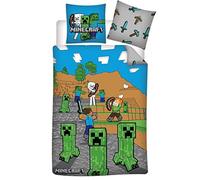 Parure de lit réversible Minecraft - Multicolors - 140 cm x 200 cm
