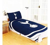 Parure de lit réversible officielle Tottenham Hotspur (SPURS) avec taie d'oreiller