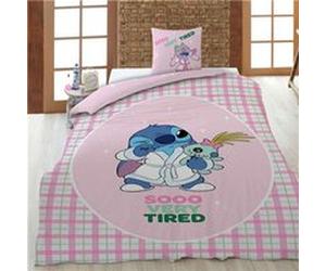 Parure de lit rose 140x200 cm coton polyester - GENERIQUE rose