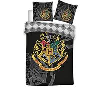 Parure de Lit Enfant - Harry Potter Black - Polyester - Lavable en machine - 140x200 cm