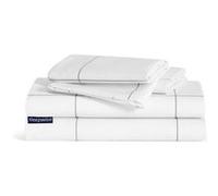Parure de lit - Sleepwise - 135x200 cm - Motif carreaux - Blanc / Gris Multicolore G