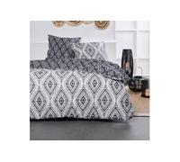 Today Parure de lit Sunshine – 240x220 cm – pour 2 personnes – coton imprimé ethnique