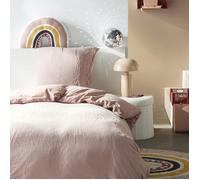 Today Parure de lit 123332 140x200 cm Housse de couette 220x240 cm Gaze de coton uni Rose des sables