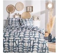 PARURE DE LIT TODAY - HOUSSE DE COUETTE 220X240 + 2 TAIES D OREILLER 63X63 - 100% COTON 57 fils - SUNSHINE 14.22