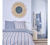 Parure de Lit Today Kargo, 220x240 cm, 2 Personnes, 100% Coton Imprimé Rayé, 57 Fils