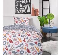 TODAY Parure de lit Sunshine - 1 personne - 140x200 cm - Coton - Imprimé 13.7 - 1 taie 63x63 cm