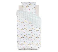 Atmosphera - Parure de lit Telma 2 pièces Motif voiture 140x200 cm Multicolore