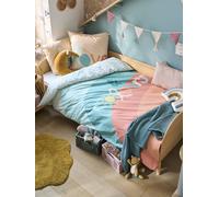 Parure enfant housse de couette + taie d'oreiller BOHO multicolore 140X200 63X63