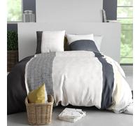 Parure housse de couette 3pcs 100% coton 57fils stratus