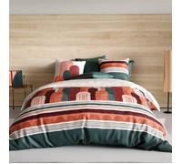 Parure Housse De Couette 3pcs 260x240cm 100%coton 57fils Galio