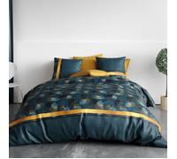 Parure housse de couette 3pcs 260x240cm 100% coton 57fils ginko