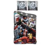 Parure housse de couette Avengers Marvel 140x200 cm et Taie d'oreiller
