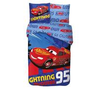 Parure housse de couette Cars Disney Lightning 140x200 cm et Taie d'oreiller