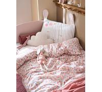 VERTBAUDET Parure Housse de Couette + taie d'oreiller Lapin Romantique Ivoire/Rose 140X150 63X63
