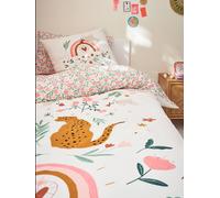Parure housse de couette enfant et taie d'oreiller LATINO VIBES, avec coton recyclé multicolore 140X150 63X63