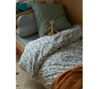 VERTBAUDET Parure Housse de Couette + taie d'oreiller Enfant Tropical Vert 140X200 50X75