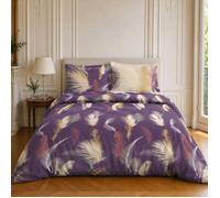 Parure housse de couette imprimée 100% coton 57 fils - Winter - 260x240 cm