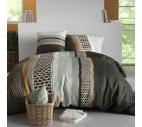 Parure housse de couette imprimée 100% coton 57fils URBANIK