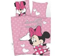Parure de lit - Disney - Minnie - Housse de couette 140x200 cm - Taie 63x63 cm - Microfibre 100%