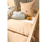 VERTBAUDET Parure Housse De Couette Et Taie d'oreiller Ourson Beige imprimé 140X200 63X63