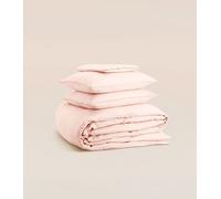Parure - Lin fançais et belge - Rose - Respirante, responsable et durable - Tediber