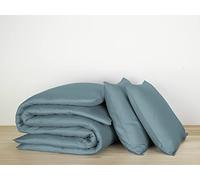 Parure Linge de lit Olivia Arctic - Set Housse de Couette 240x220 cm + 2 taies d'oreiller 60x70 cm
