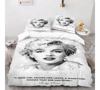 Parures De Lit Doux Confortable Housse De Couette Pas Cher Microfibre Housse De Couette X Actrice X Cm + X Taies D'oreiller Xcm