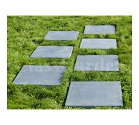 Pas japonais ardoise sciée 50x50 pack 12 pièces