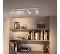 [pas nouveau] Philips myLiving 5058430PN Spot lumineux noir Surfaced lighting spot Convient pour une utilisation en intérieur GU10
