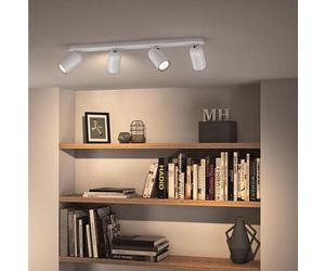 [pas nouveau] Philips myLiving 5058430PN Spot lumineux noir Surfaced lighting spot Convient pour une utilisation en intérieur GU10