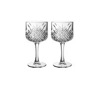 'Pasabahce 440237 Gin Verre à cocktail "Timeless dans le cristal Motif Hauteur env. 20 cm, lot de 2 en Verre