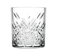 Pasabahce 52790 Timeless - lot de 4 verres aspect cristal pour whisky, eau, cocktails 345ml
