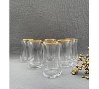 Pasabahce Golden Touch Tempo Lot de 6 verres à thé