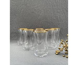 Pasabahce Golden Touch Tempo Lot de 6 verres à thé