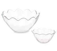 Pasabahce Set de 7 Bols Hasir en Verre Transparent 31x25x24 cm (Set de 2)