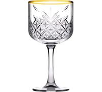 Pasabahce Timeless Gold Lot de 4 verres à vin blanc 500 ml Motif classique 10,2 x 10,2 x 19,8 cm