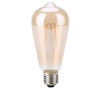 Pasamer LED Ampoule, E27 Marron en Verre Rétro LED Lumière Ampoule Lampe D'éclairage Décoration pour Coffeehouse(2W)