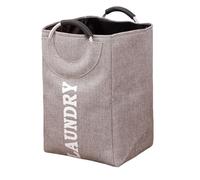 Pasdrucn 40L Paniers à Linge Pliable, Panier à Linge avec Poignée, Panier Linge Sale Bac Linge Sale, Paniere A Linge Sale, Corbeille à Linge Portable pour Chambre Et Salle De Bain (Gris)