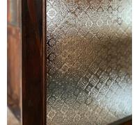 Pasdrucn Film de fenêtre opaque et auto-adhésif pour fenêtre - Style rétro - En verre dépoli - Opaque de l'extérieur - 40 x 300 cm