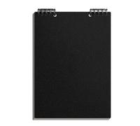 Pasisuu Top Bound Spiral Notebook Premium A5 Planner for Office School | Durable PP shell notebook featuring bleed-free paper for professionals and students Black A