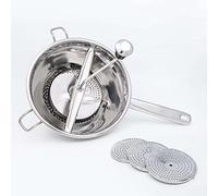 Passaures en acier inoxydable de 24 cm avec 3 disques/Pasapure pour pommes de terre et légumes/Passoire manuelle/Passoire chinoise Cuisine