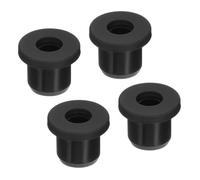 Passe-fils SOURCING MAP 4Pcs Rond Type en T Caoutchouc 10mm Protection Gaine fil Organisation Protection Corde