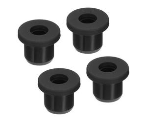 Passe-fils SOURCING MAP 4Pcs Rond Type en T Caoutchouc 10mm Protection Gaine fil Organisation Protection Corde