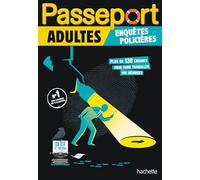 Passeport Adultes - Enquêtes policières - Cahier de vacances 2026